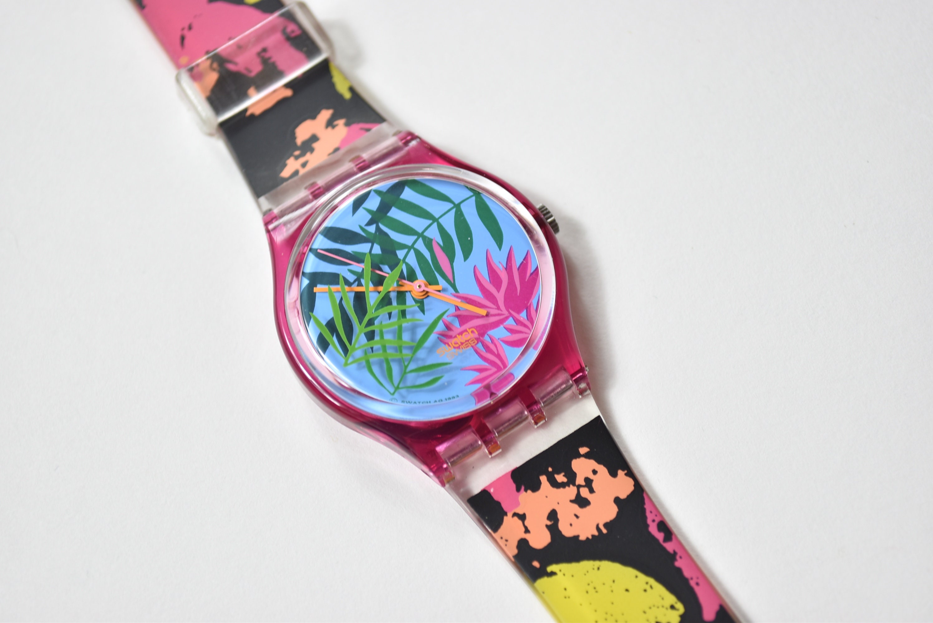 Floral Swatch Watch - Etsy