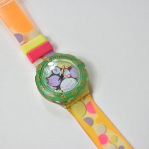 Vintage Deadstock Mint 1991 Scuba 200 Swatch Watch