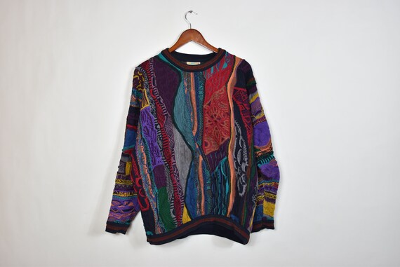 inhomage Vintage Colorful Authentic Coogi Australia Knit Sweater Jumper