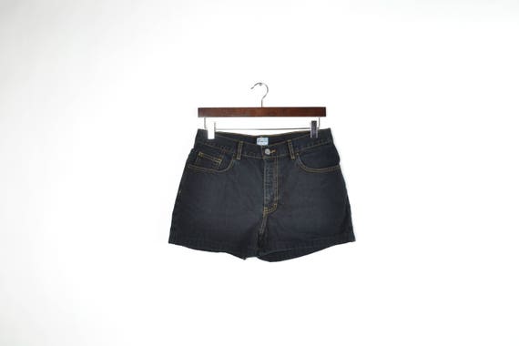 Vintage Calvin Black High Waisted Shorts - image 1