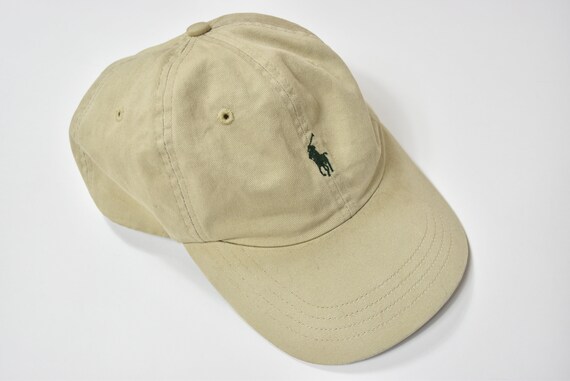 Vintage Beige Polo Ralph Lauren Hat | Etsy