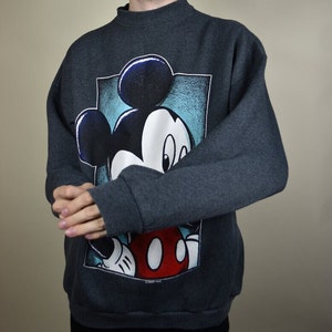 Dark Grey Mickey Mouse Sweatshirt