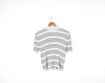 Striped Mock Turtleneck Shirt - Etsy