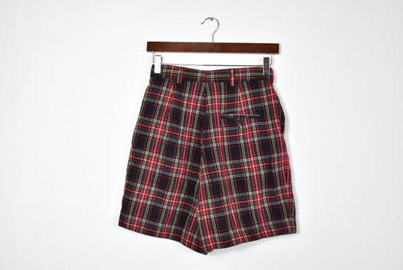 Plaid mom shorts hot sale