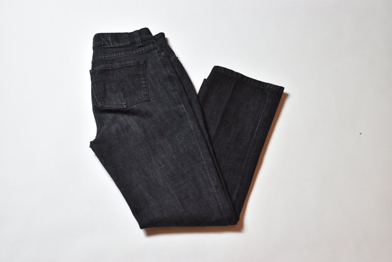 vintage black mom jeans