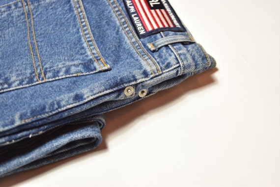 Vintage Rare Ralph Lauren Blue Jeans - image 5