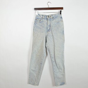 Vintage High Waisted Acid Wash Jeans