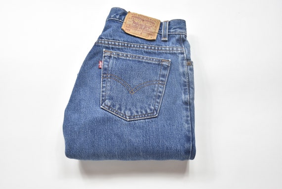 Vintage Blue Levis 505 Denim Jeans - image 2