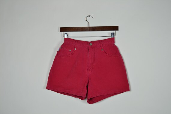 Vintage High Waisted Red Esprit Shorts - image 2