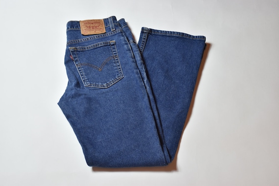 Vintage Blue Levis 517 Denim Jeans - image 1