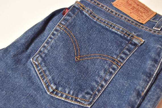 Vintage Blue Levis 517 Denim Jeans - image 4