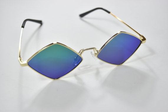 2021 New Rimless Sunglasses Women Unique Tears Shape Shades Sun Glasses  Eyewear