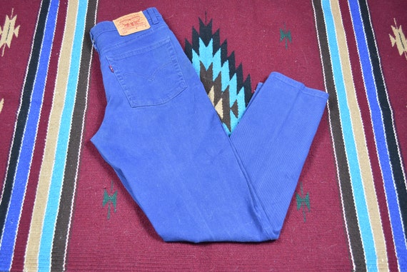 Vintage Blue Levis 512 High Waisted Mom Jeans
