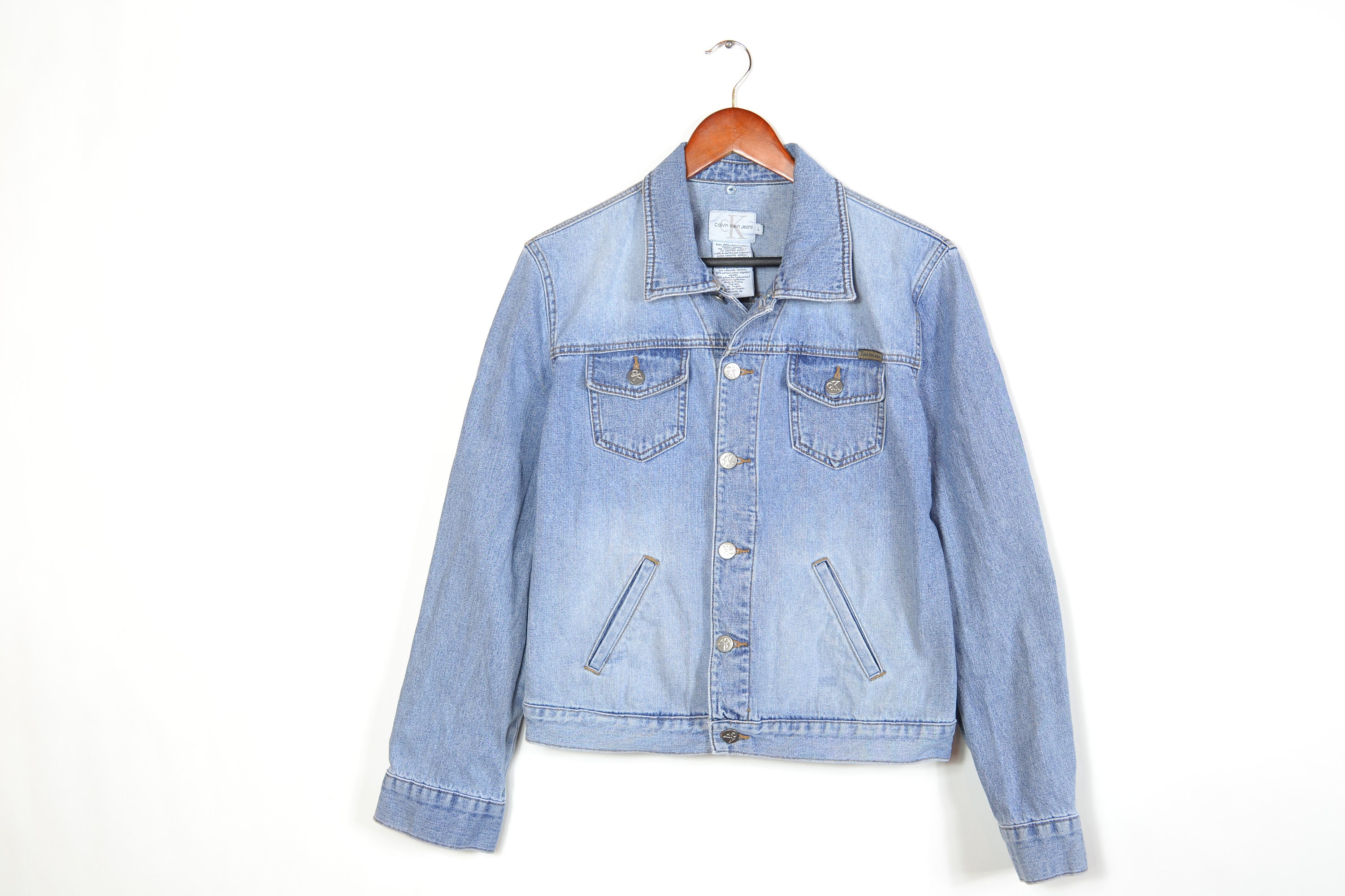 Ck Denim Jacket - Etsy