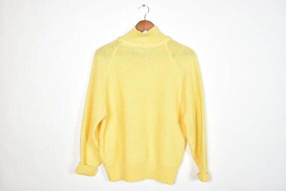 Vintage Yellow Long Sleeve Pullover Sweater - image 3