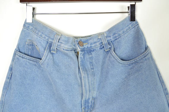 Vintage Bill Blass High Waisted Denim Shorts - image 4