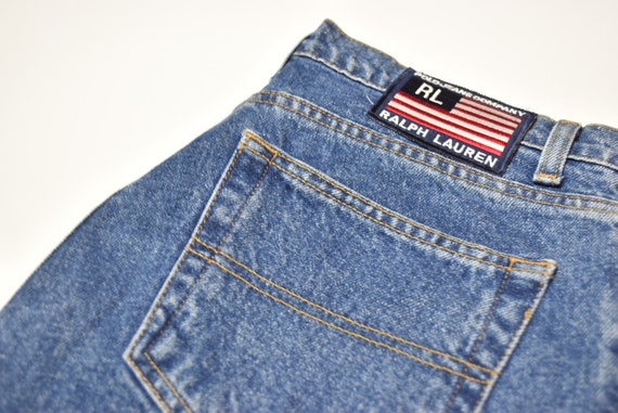 Vintage Rare Ralph Lauren Blue Jeans - image 4