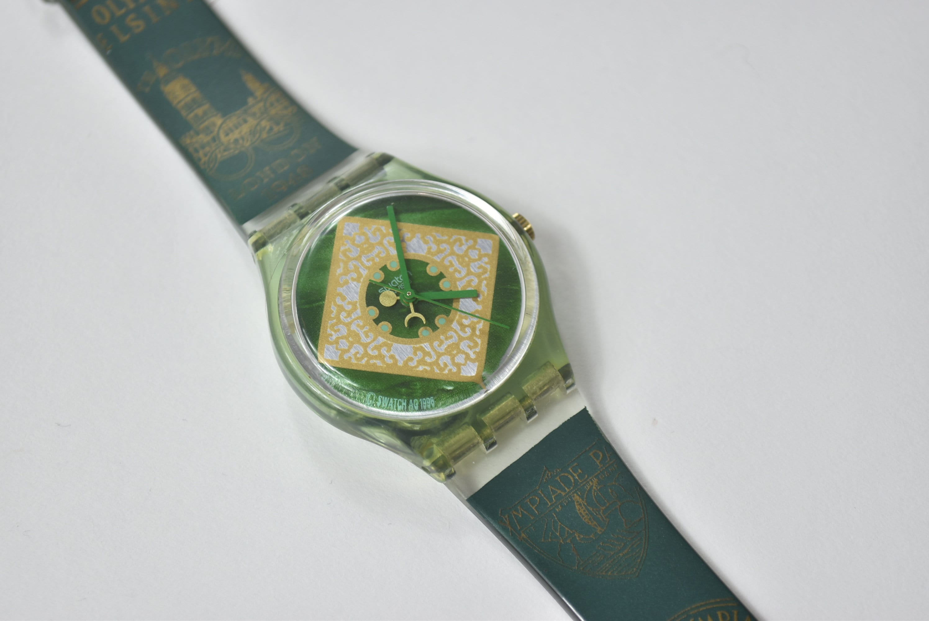 Vintage Green 1996 Atlanta Olympics Mint Swatch Watch - Etsy