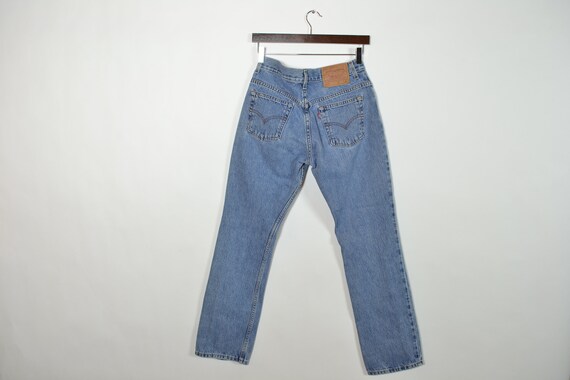 Vintage Levis Blue Denim 505 Jeans - image 2