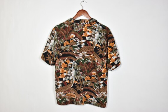 Vintage Tropical Hawaiian Short Sleeve Shirt - image 2