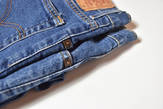 Vintage Blue Levis 517 Denim Jeans - image 5