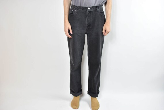 Vintage Black Tommy Hilfiger High Waisted Mom Jean