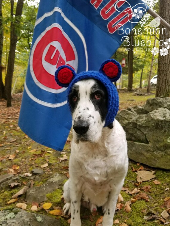 BEAR HATChicago Cubs HatDog HatDog SnoodDog CostumeCub Etsy