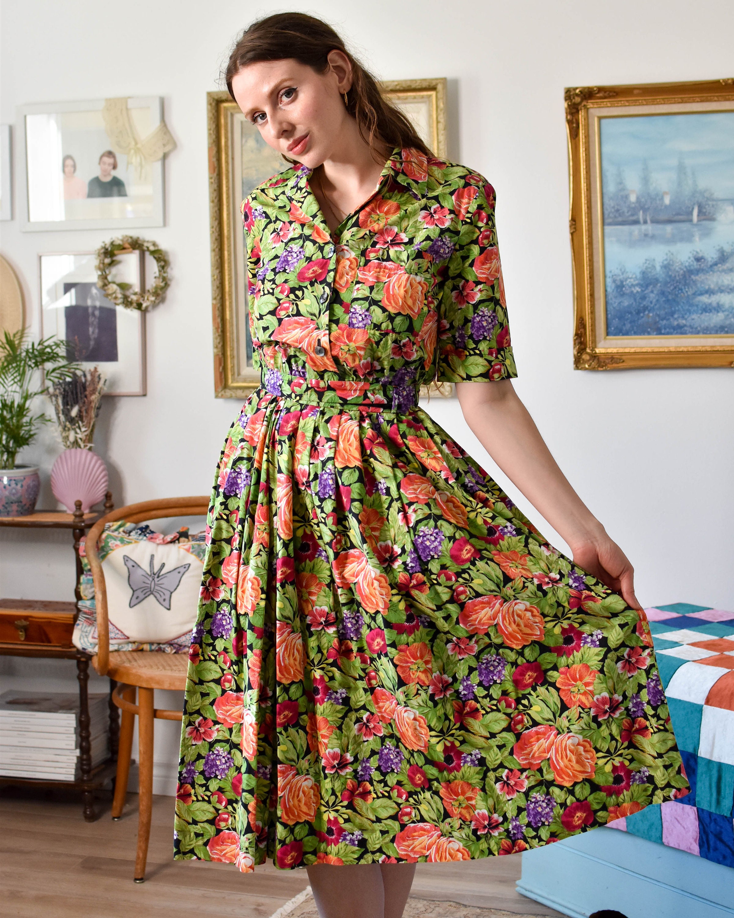 Vintage Style Dress Etsy
