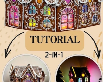 Guida fai da te: Casa trasformabile in pan di zenzero – Progetto artigianale in cartapesta (PDF)