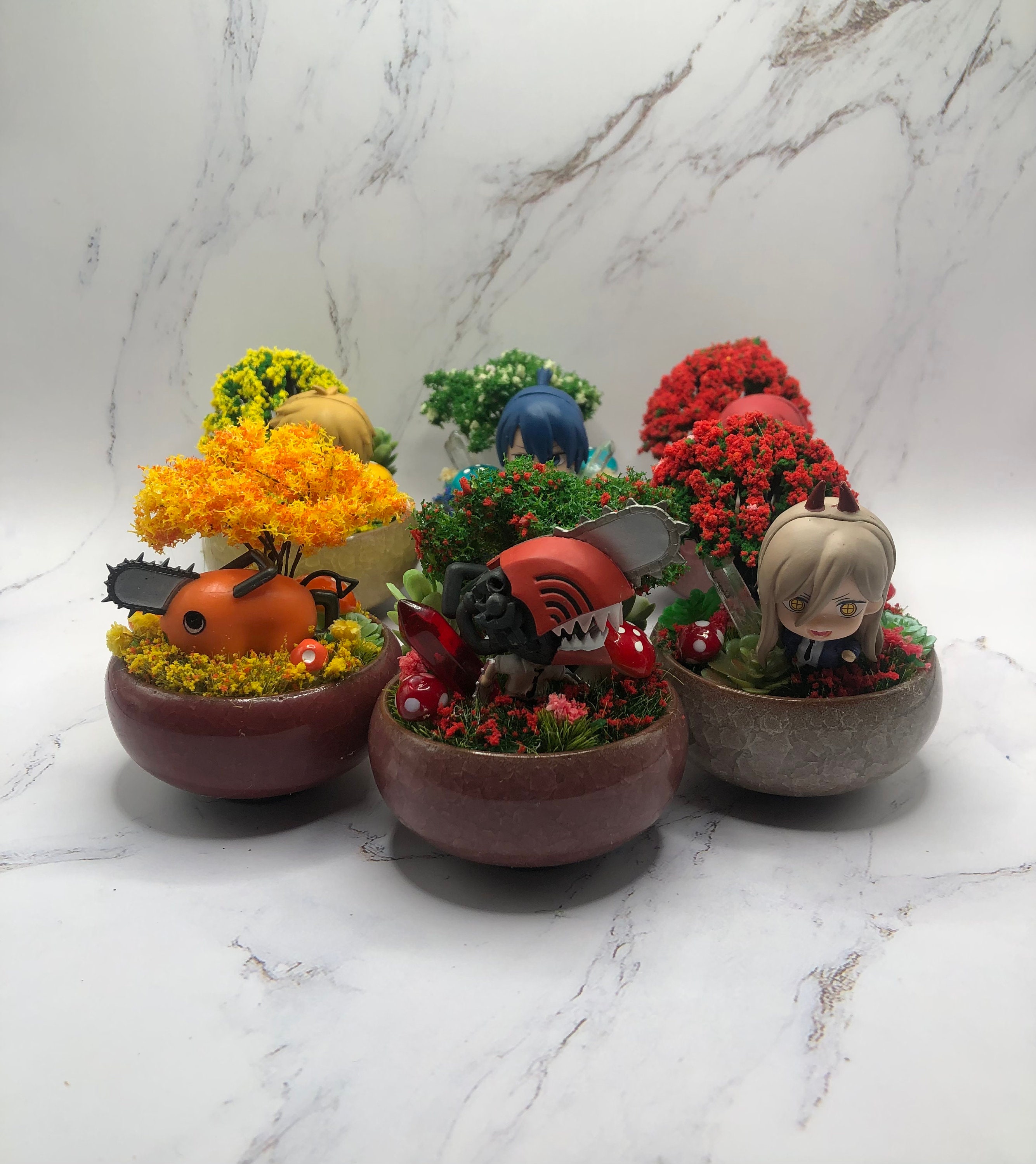 Chainsaw Mini Terrariums