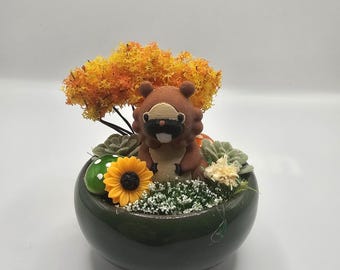 Mini Monsters Bidoof Terrarium