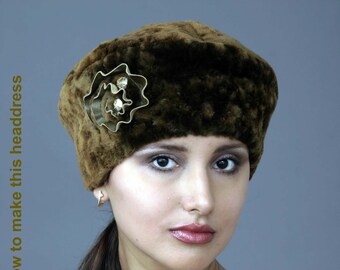 making a fur hat