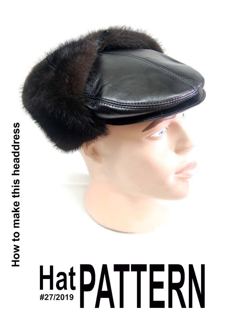 Leather Cap SEWING PATTERN Cap Pattern Sewing Pattern Men/'s Hat Pattern Leather Cap PDF Download