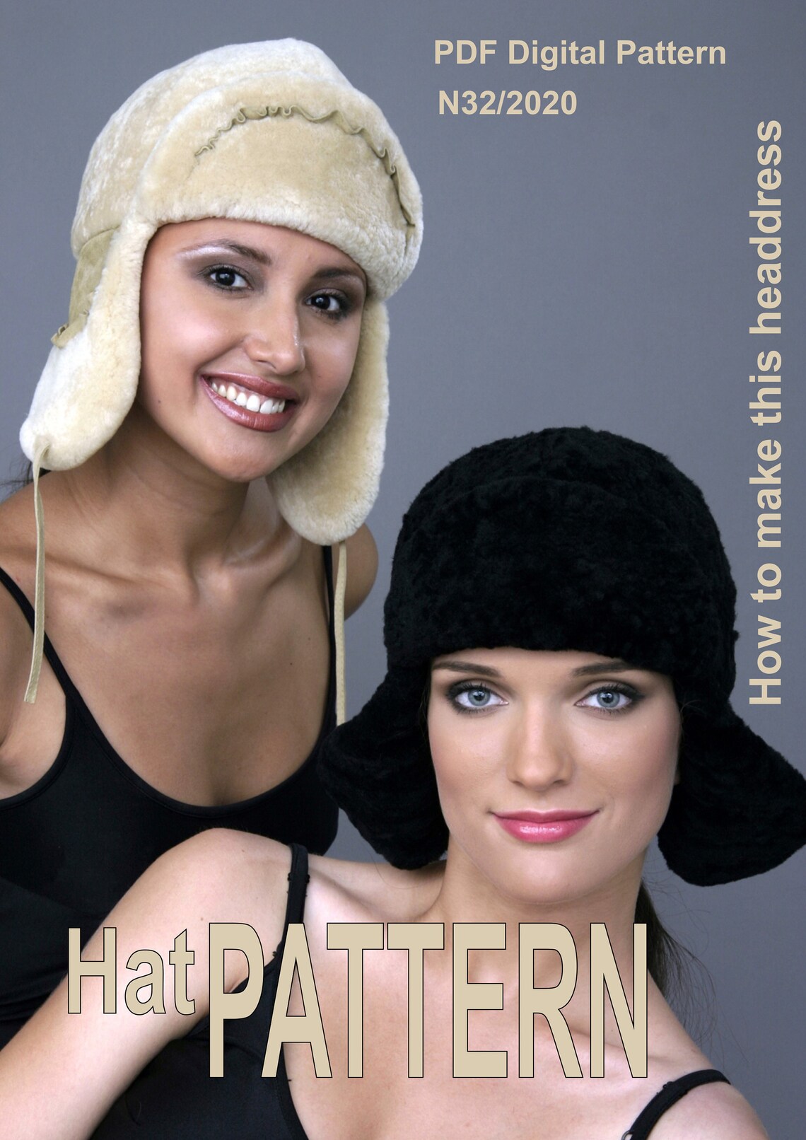 Hat pattern 32 / Ushanka Hat Pattern / SEWING PATTERN / Etsy