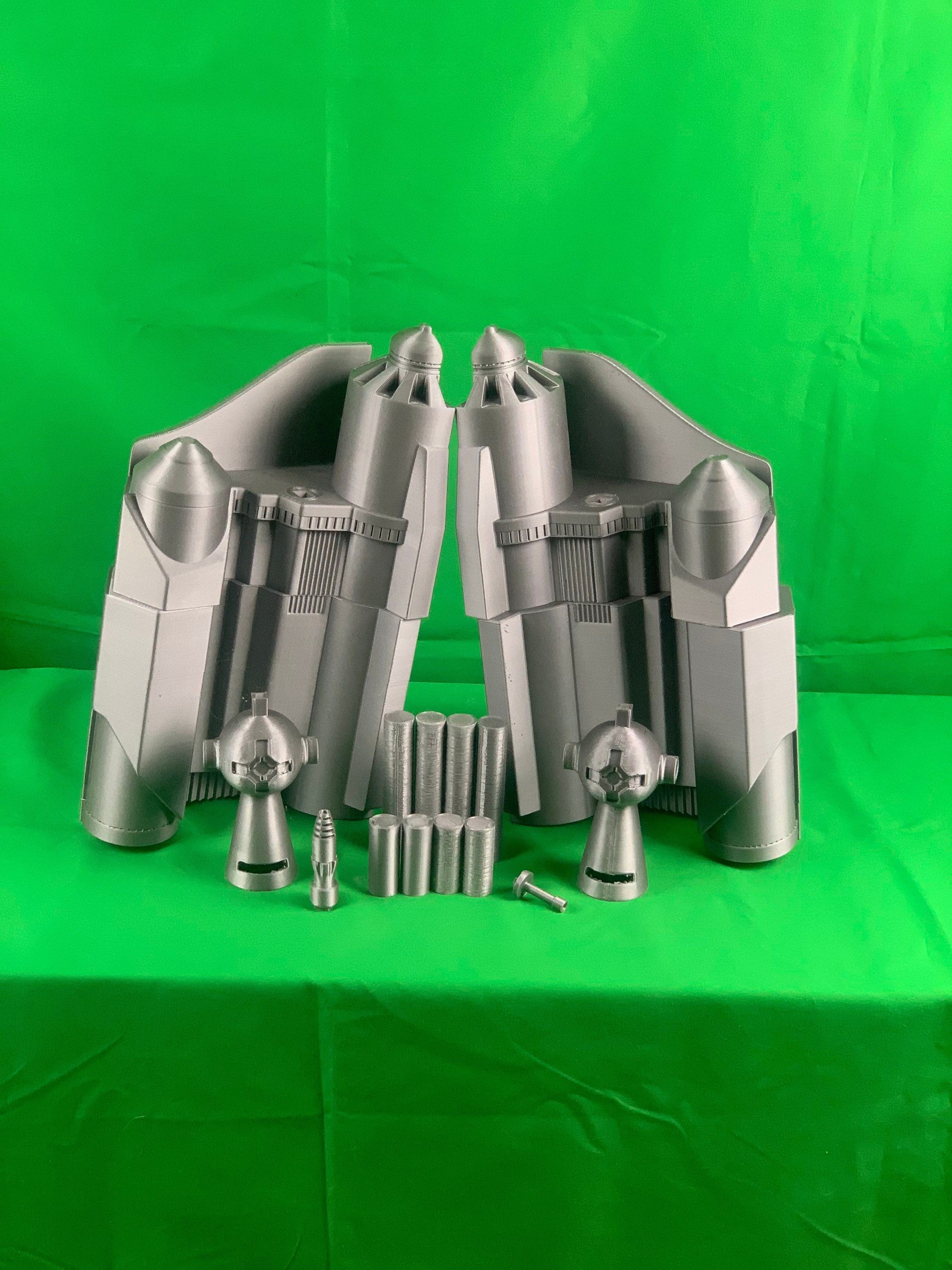 custom lego mandalorian jetpack