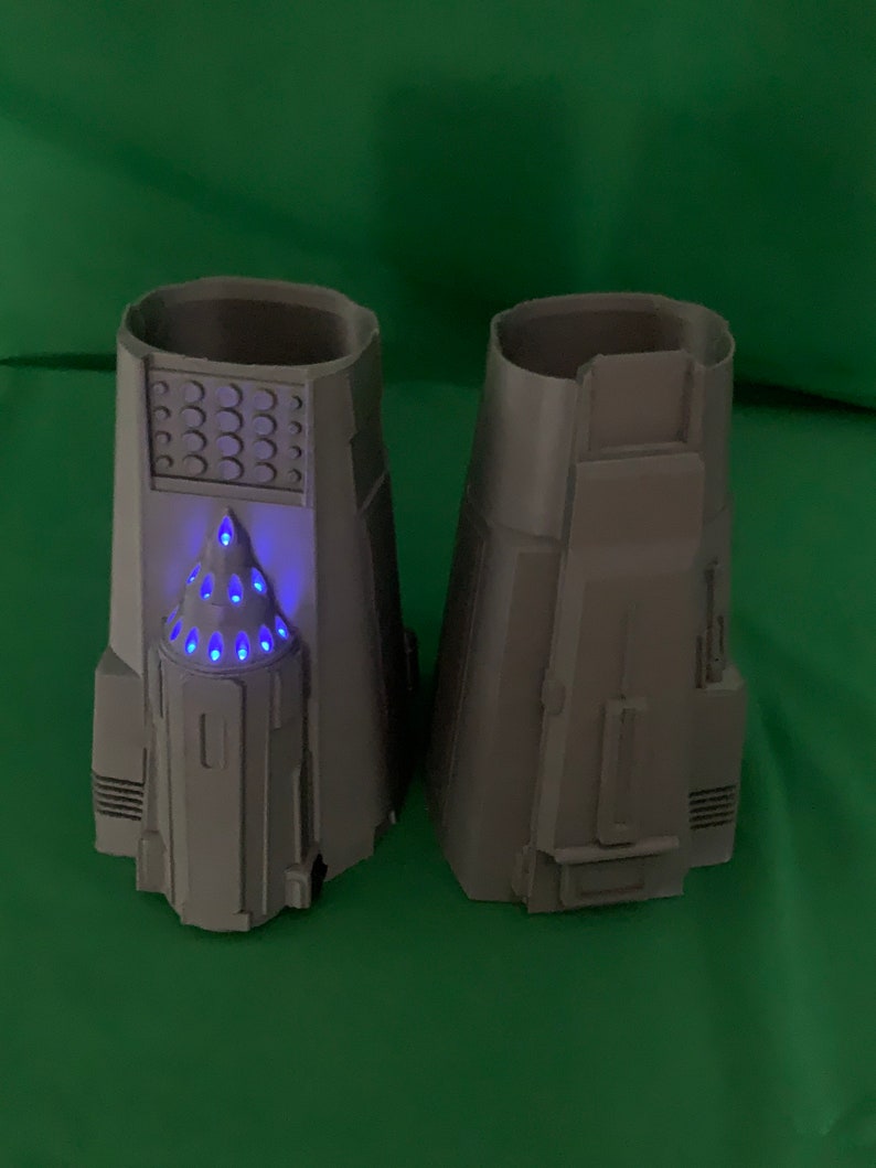 Mandalorian Armor Arm Guards/Gauntlets v2 w/LED whistling Etsy