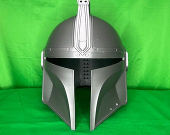 Gladiator inspired Mando Helmet - DIY Mandalorian Cosplay Costume