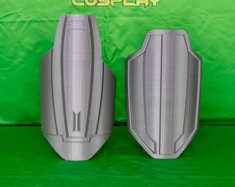 Mandalorian armor - Custom Thigh Plates