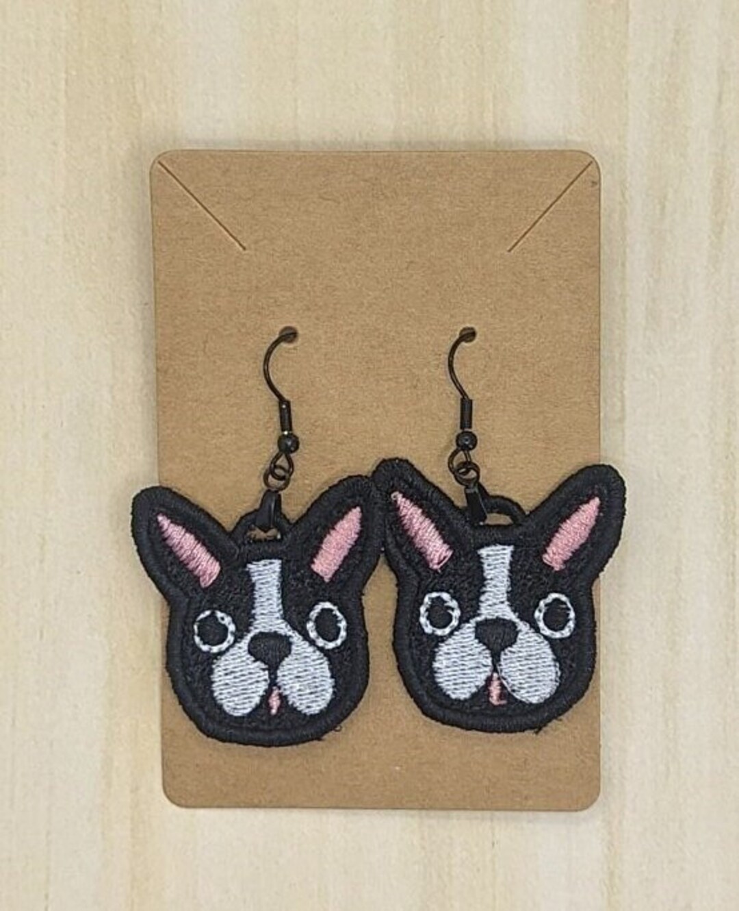 Boston Terrier Earrings Lightweight Earrings Earrings Etsy
