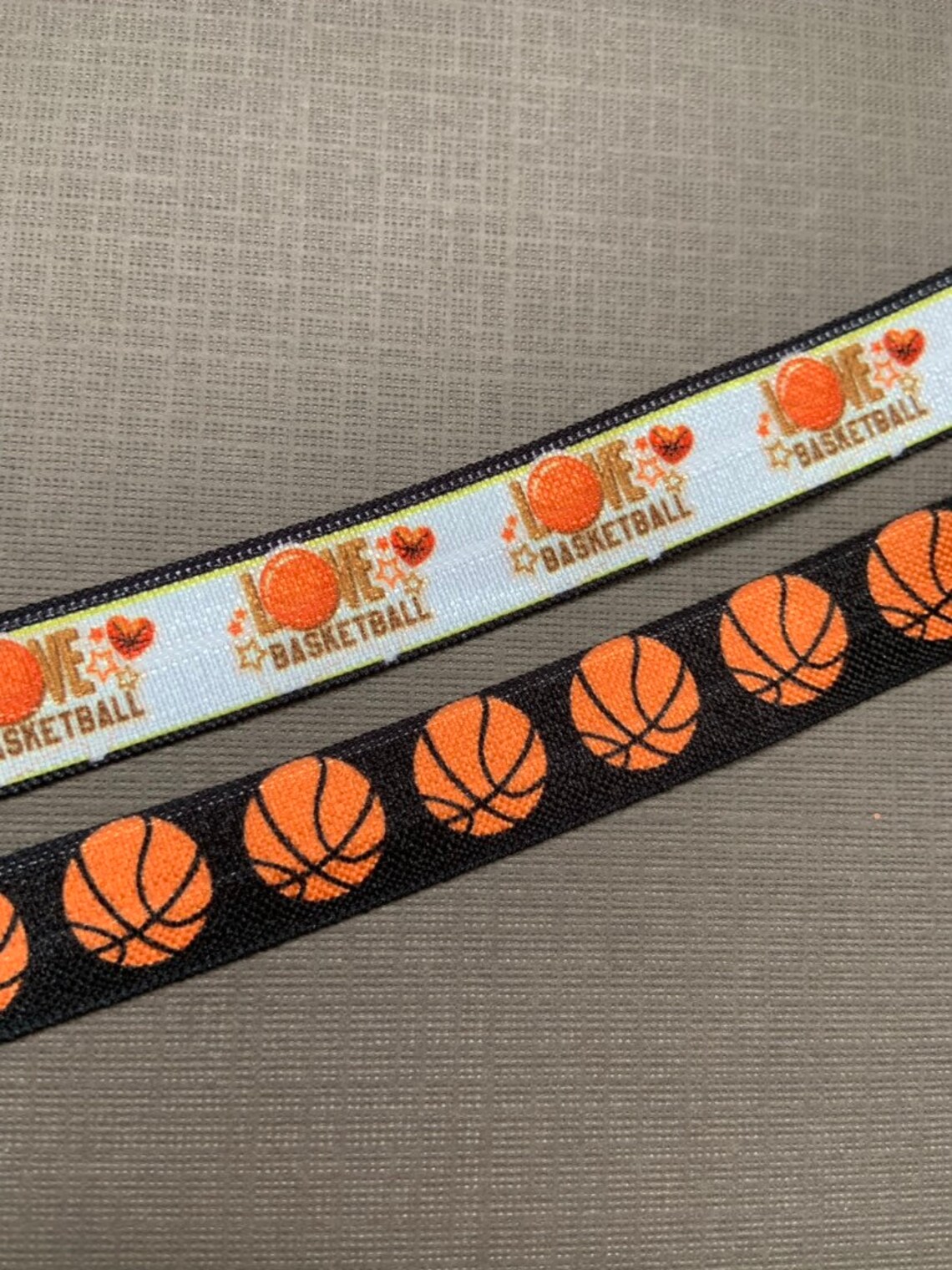 Basketball Hair Ties Sets of 25 or 50 Etsy