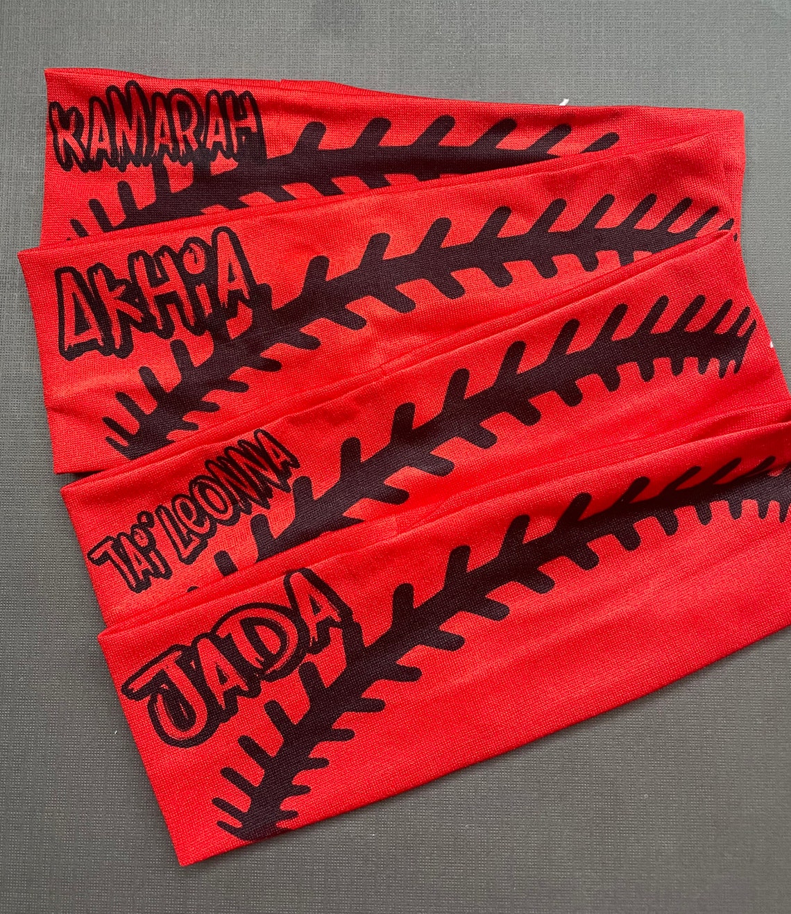 Softball Headband Personalized With Name or Team Name Etsy