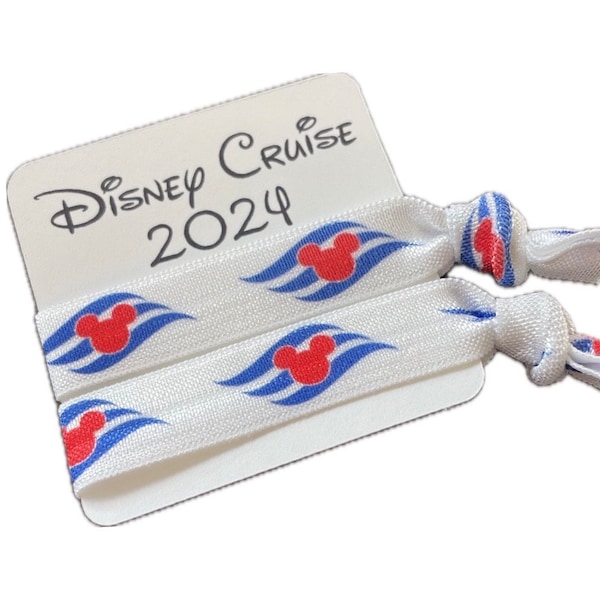 Disney Cruise 2024 Hair Tie Set