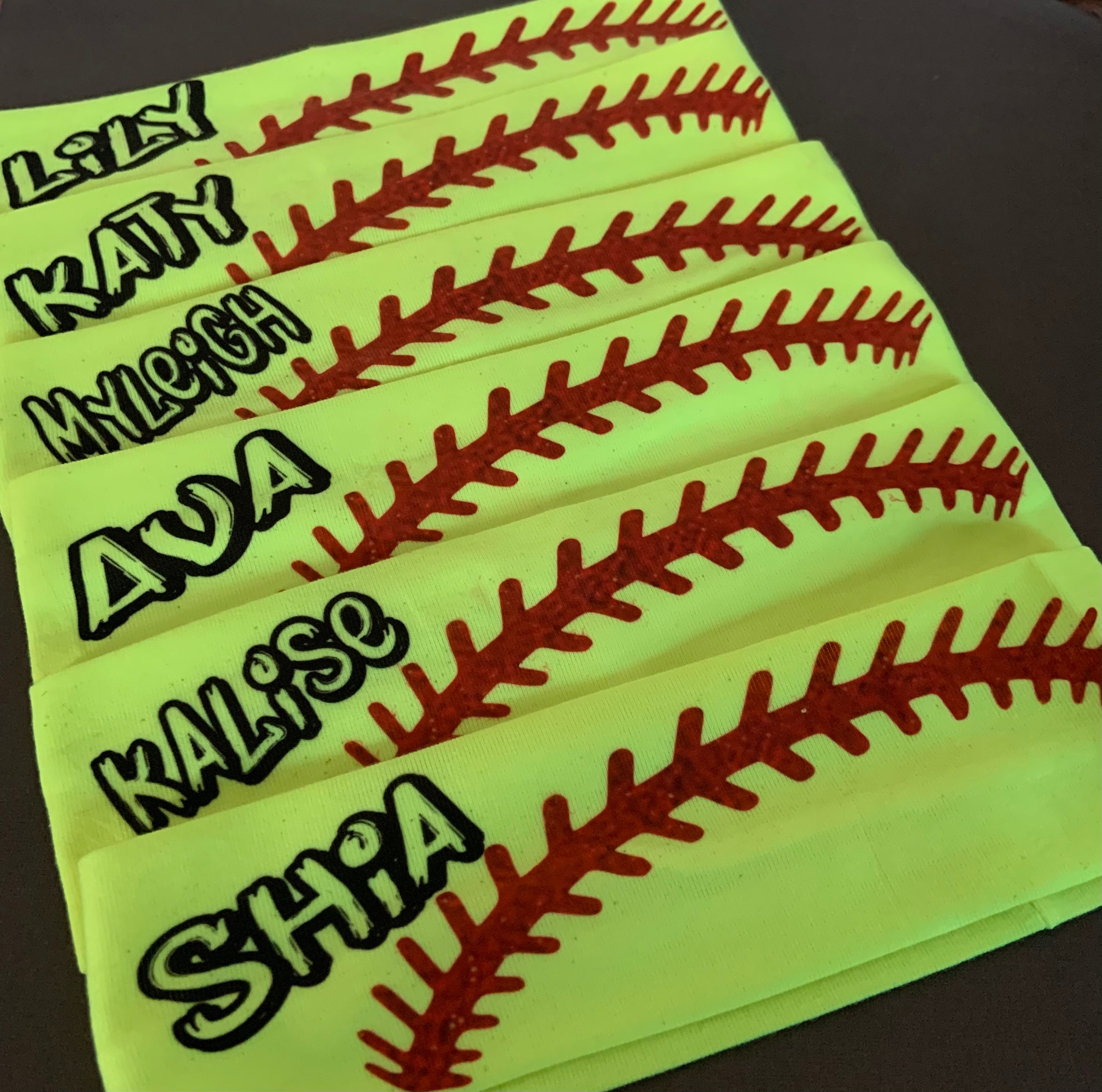 CUSTOM PERSONALIZED EMBROIDERED TEAM NAME HEADBAND SOCCER Volleyball Softball CUSTOM PERSONALIZED EMBROIDERED TEAM NAME HEADBAND SOCCER Volleyball Softball
