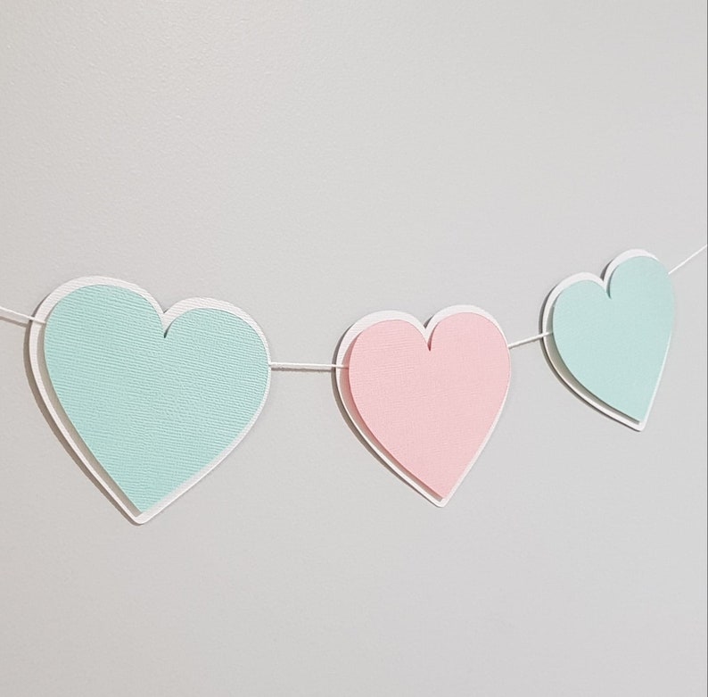 Gender Reveal Decorations Gender Reveal Garland Gender Etsy
