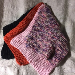 Pattern Easy Knitted Washcloth