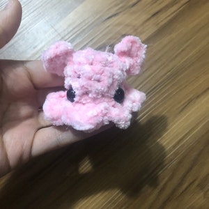 Amigurumi cuttlefish plushie