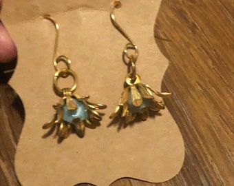 Boho Flower Drop Earrings