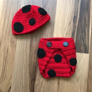 Pattern Lady Bug Baby Outfit