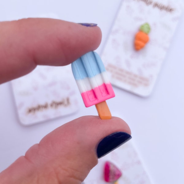 Stitching accessory: Popsicle themed needle minder, needle keeper