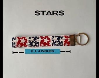 Fabric Key Fob Wristlet